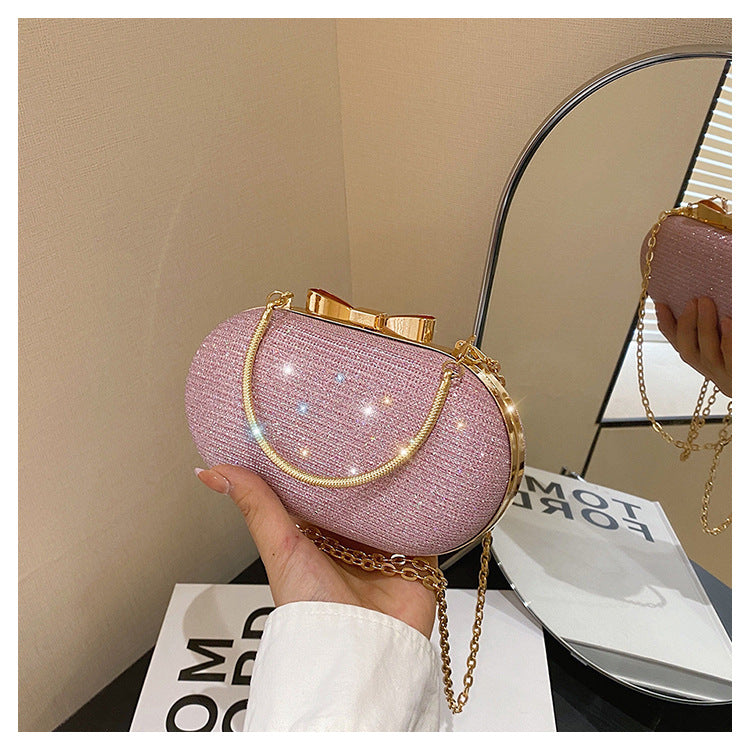Wholesale Chain Shiny Banquet Crossbody Bag Handbag